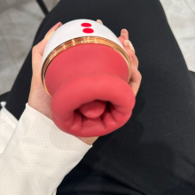 Sucking Vibrator Oral Clit Tongue Licking G-Spot Massagers Sex Toys For Women