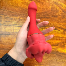 Rechargable Oral Licking Tongue Vibrator Dildo Massager Clit Sex Toys for Women