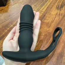 Male Prostate Massager Vibrator Anal Plug Dildo Penis Cock Ring Sex Toys for Men