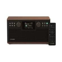 Pure Classic H6 Bluetooth DAB+ FM Radio Coffee Brown Walnut Speaker