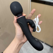 G-spot Three Vibrator Dildo Anal Plug Rabbit Clitoris Stimulator SexToy forWomen