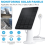 Waterproof Solar Panel Charger for Arlo Pro 3/Pro 4/Ultra/Ultra 2 Floodlight 1