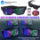 DIY Edit Bluetooth LED Glasses APP Control for Party Decor Display Text Drawings 1