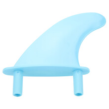 Surfboard Zubehör: Soft Top Flossen Set, PVC, Blau