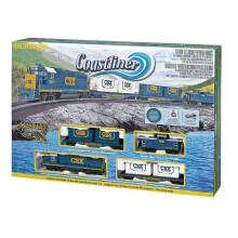 Bachmann Trains - Coastliner Ready To Run Electric Train Set - HO Scale