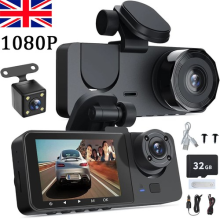 1080P Dash Cam Front & Rear Wireless Dashcam for 360掳 Wide Angle 32GB TF Card