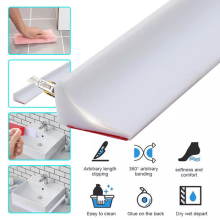 3M PVC Quadrant Trim,Flexible Laminate Beading Self Adhesive Plastic Wall Corner