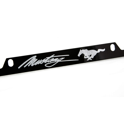Ford Ford Mustang License Plate Frame Holder (4 Hole Black/Bottom) 2