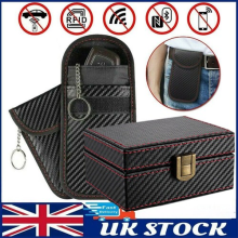 2 Pack Faraday Pouch & Box For Car Keys Keyless RFID Signal Blocking Protector