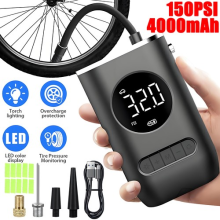 USB Rechargeable Electric Air Compressor Inflator Tire Pump Car MTB Bicycle Bike