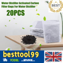 20Pcs Activated Carbon Charcoal Filter Bags Kit Set For Purifier Water Distiller