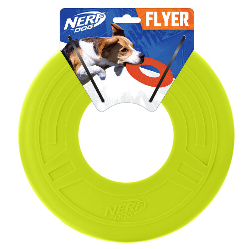 Nerf Nerf Dog 10in Atomic Flyer - Green