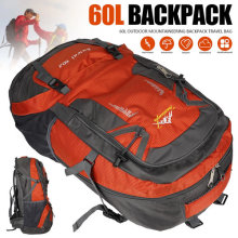 60L Hiking Camping Backpack Outdoor Travel Luggage Rucksack Waterproof