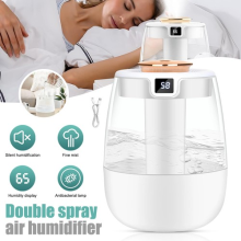 1.3L USB Humidifier Dual Spray Low Noise Intelligent Humidity Display