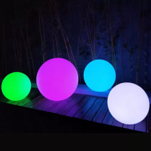 LED Ball Light Sphere Lamp Color Changing Mood Light w/Remote 16 Single Colors