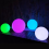 LED Ball Light Sphere Lamp Color Changing Mood Light w/Remote 16 Single Colors 1