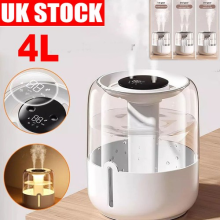4L Humidifiers for Bedroom Large Room Office Cool Mist Air Humidifier Indoor UK