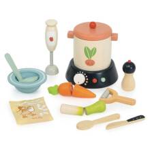 Leikkikalu - TENDER LEAF TOYS - DAM - Puinen keittoastia - 12 kappaletta - FSC