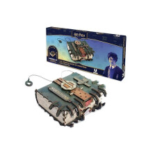 Quebra-cabeça 3D - UGEARS - Harry Potter O Livro Monstruoso dos Monstros - Mecânica a mola - 195 peças - Montagem sem cola