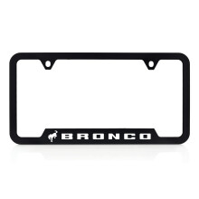 Ford Bronco UV Printed Plastic License Plate Frame