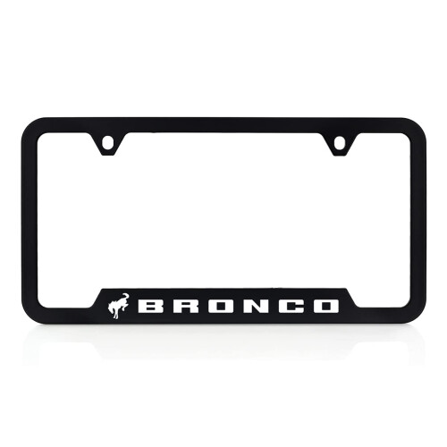 Ford Ford Bronco UV Printed Plastic License Plate Frame