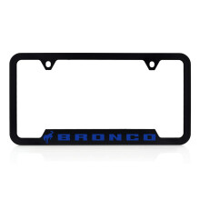 Ford Bronco UV Printed License Plate Frame - Velocity Blue