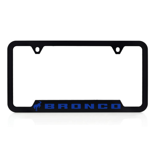 Ford Ford Bronco UV Printed License Plate Frame - Velocity Blue