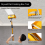 9.8" Adjustable Drywall Flat Finishing Box with 40''-64'' Extendable Handle UK 3
