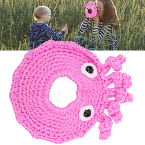 Handgestrickter Anhänger für Kameraobjektiv,