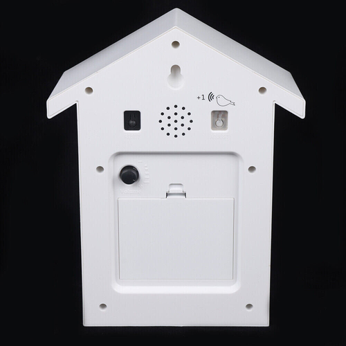 Modern Cuckoo Clock Bird Wall Clock House Quartz Decor White Intelligent ABS top 2