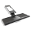 Keyboard Tray Adjustable Under Desk Stand 360Â Swivel Mouse Platform with Wrist 4