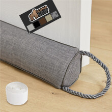 Gorilla Grip Heavy Duty Door Draft Stopper 36"""" Blocks Hot Cold Air Wind Noise for Gaps Up to 3 Under Doors All Season Bottom Drafter Blocker Ea