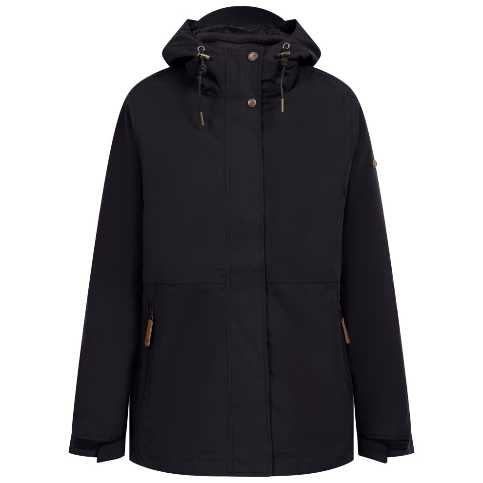 Trespass Women's 3 In 1 Rain Jacket Kamila Black Size 16 - Image 2