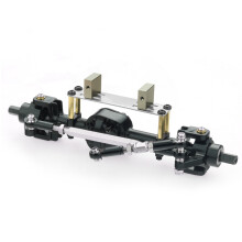 2set Metal Servo Fixed Mount Bracket Kit for MN D90 D91 D99S MN99S 1/12 RC Truck Black & Titanium