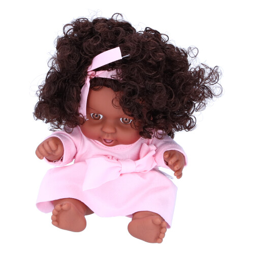 Simulationspuppe Afrikanisches Mädchen 25cm