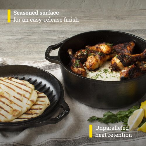 Lodge Lodge Chef Collection 6qt Double Dutch Oven 2