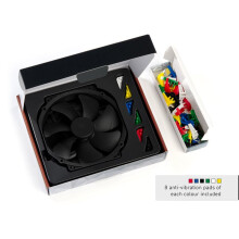 NF-A15 PWM Black 12V/4Pin Intelligent SSO2 Magnetically Stable Bearing Case Fan Ultra-Quiet