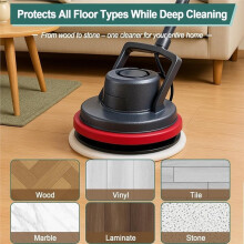 12" Commercial Cleaning Orbiter Pad +Microfiber Carpet Bonnet+Floor Buffer Pad for Oreck 550MC Orbiter Floor Machine