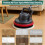 12" Commercial Cleaning Orbiter Pad +Microfiber Carpet Bonnet+Floor Buffer Pad for Oreck 550MC Orbiter Floor Machine 1