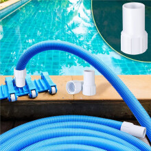 4 Pieces 1-1/2 Inch Pool Vacuum Hose Cuff Swimming Pool Replacement Cuff Vacuum Hose Threaded Cleaning Tools Accessories
