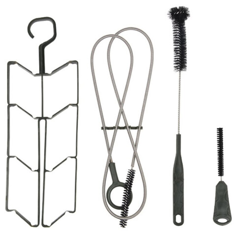 Hydration Bladder Cleaning Kit Brushes and Drying Bladder Frame, Water Reservoir Backpack Cleaning Kit Dark Green