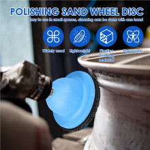 2X Wheel Hub Brush Cleaning Rotor Auto Wheel Hub Grinder Rust Grinding Removal Tool with Drill Adapter for Car Truck