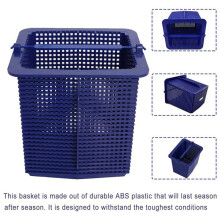 Pool Skimmer Basket for Super Pump,4 Pack Strainer Basket with Handles SP2607X10,SP1615X20 SPX1600M