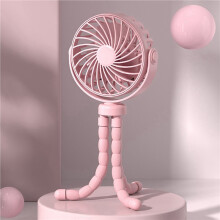 2X Octopus Fan, Desktop Camping Fan, USB Rechargeable Tripod Fan, with Light Fan