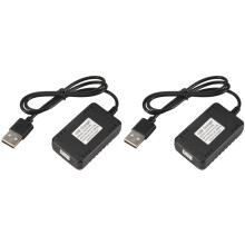 2X 7.4V 2000Mah XH-3P Quick USB Charger for 144001 XK K130 12428 A959-B A979 A979-B K989 K969