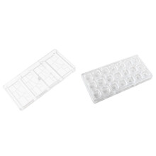 3D Chocolate Mold Homemade Square Chocolate Diy Pastry Tools with Candy Bar Chocolate Mold