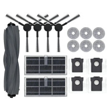 17pcs for L10S Pro Ultra Heat, X30 Ultra, X30 Pro Spare Parts Accessories Brush Filter Mop Cloth Dust Bags