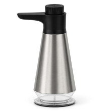 Dish Soap Dispenser for Kitchen,Stainless Steel Hand Soap Dispenser with Adjustable Output,Refillable Soap Pump