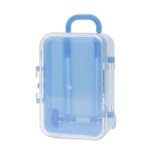 2 Pcs Roller Travel Suitcase Candy Box Personality Wedding Candy Box Luggage Trolley Case Candy Toy Small Storage Box, &