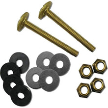 Kissler & Company Inc. 68-7328 Tank to Bowl Bolt Set Heavy Duty Solid Brass